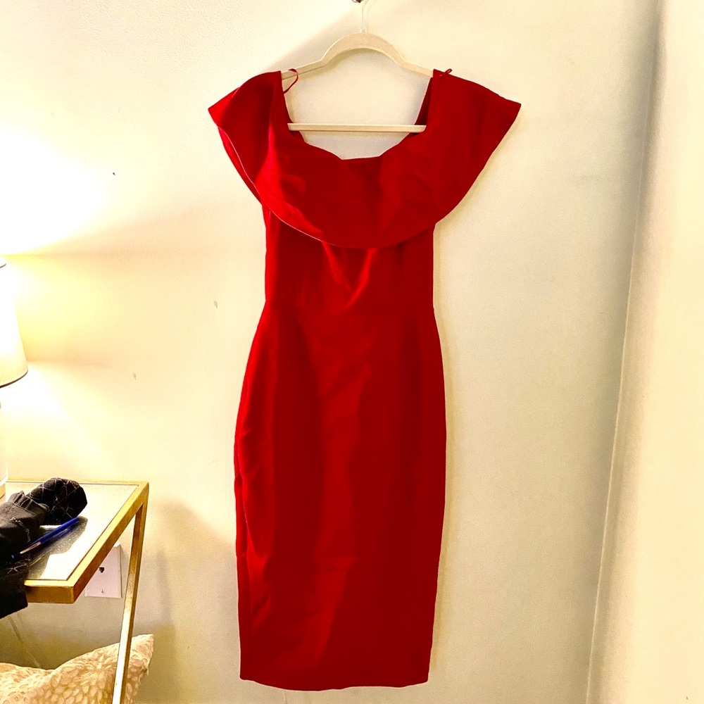 Red Zara Evening Dress